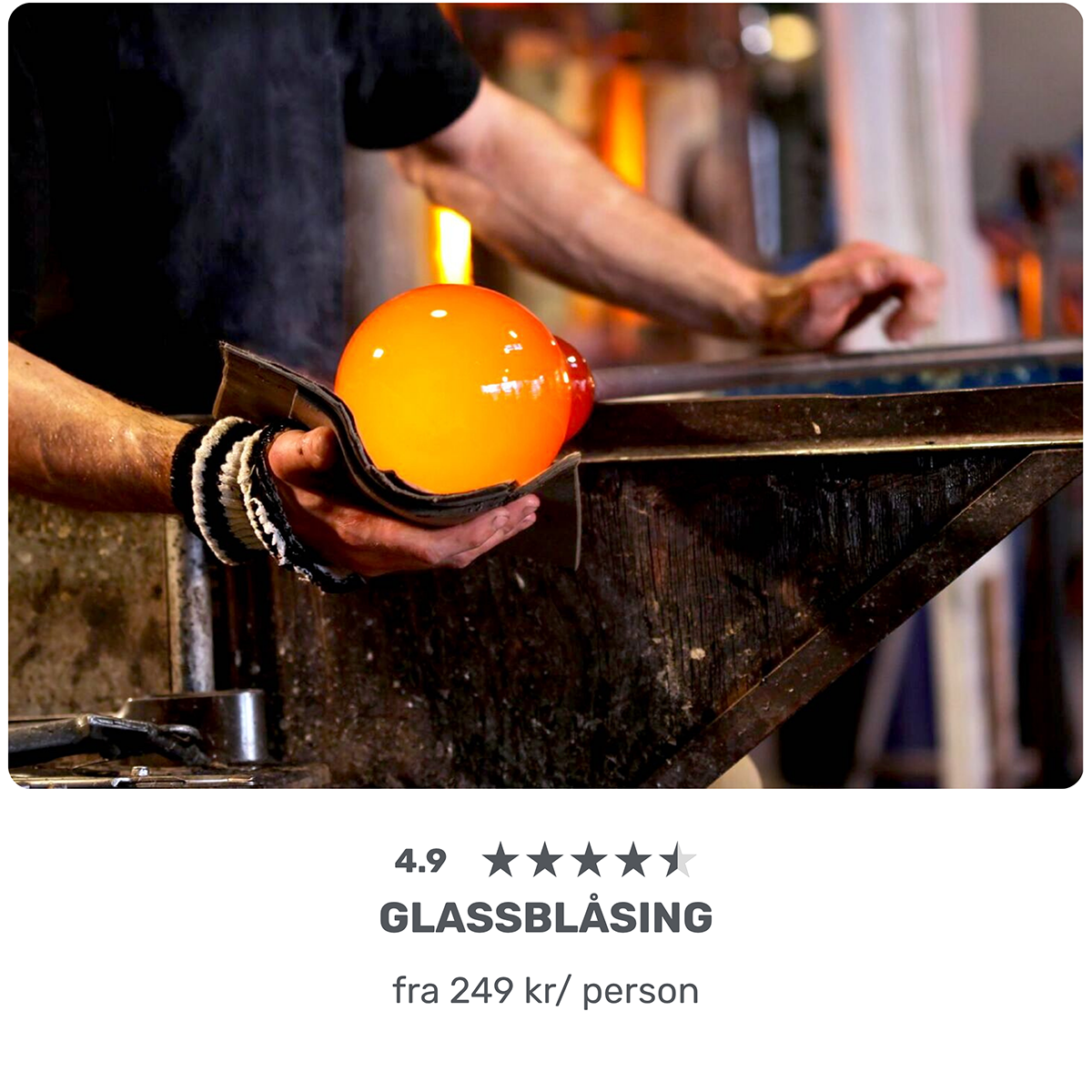 Glassblåsing