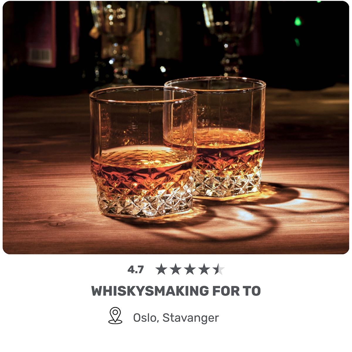 Whiskysmaking for to