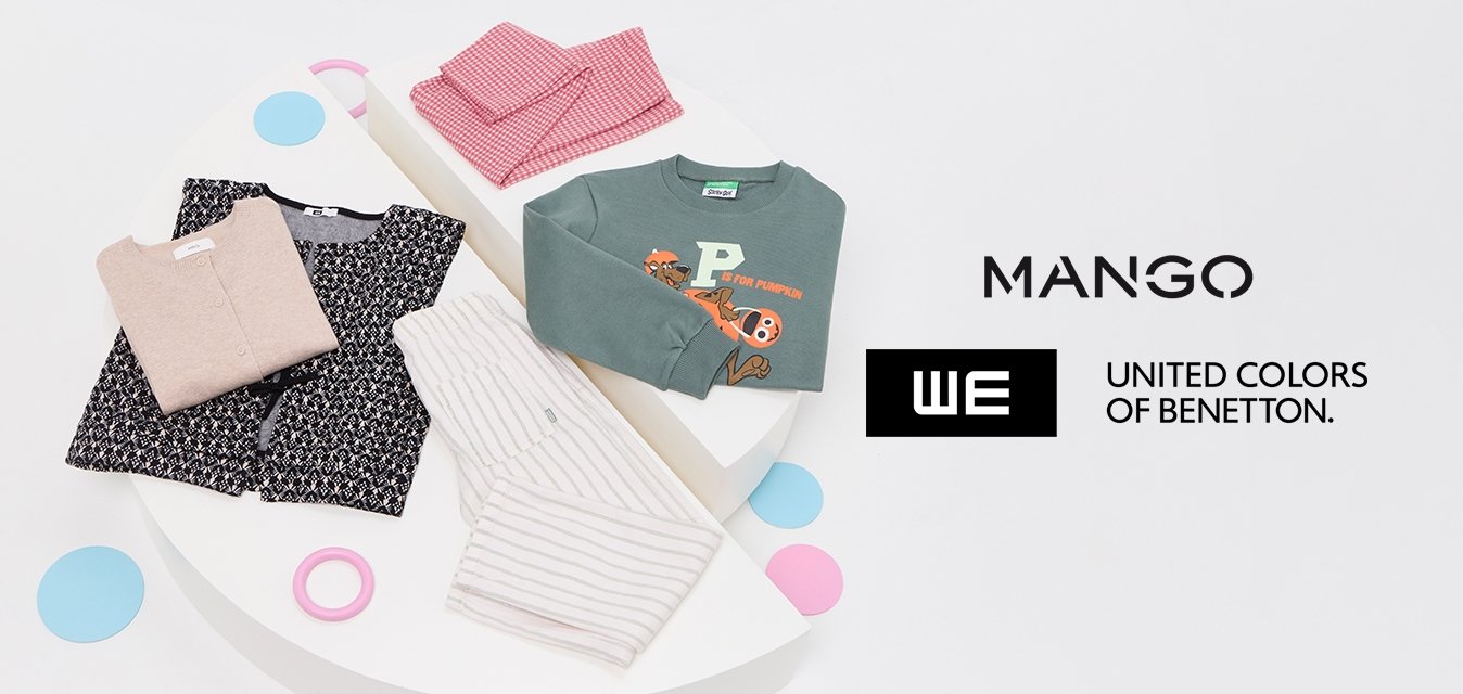 We Fashion + Mango + United Colors of Benetton - Bambini