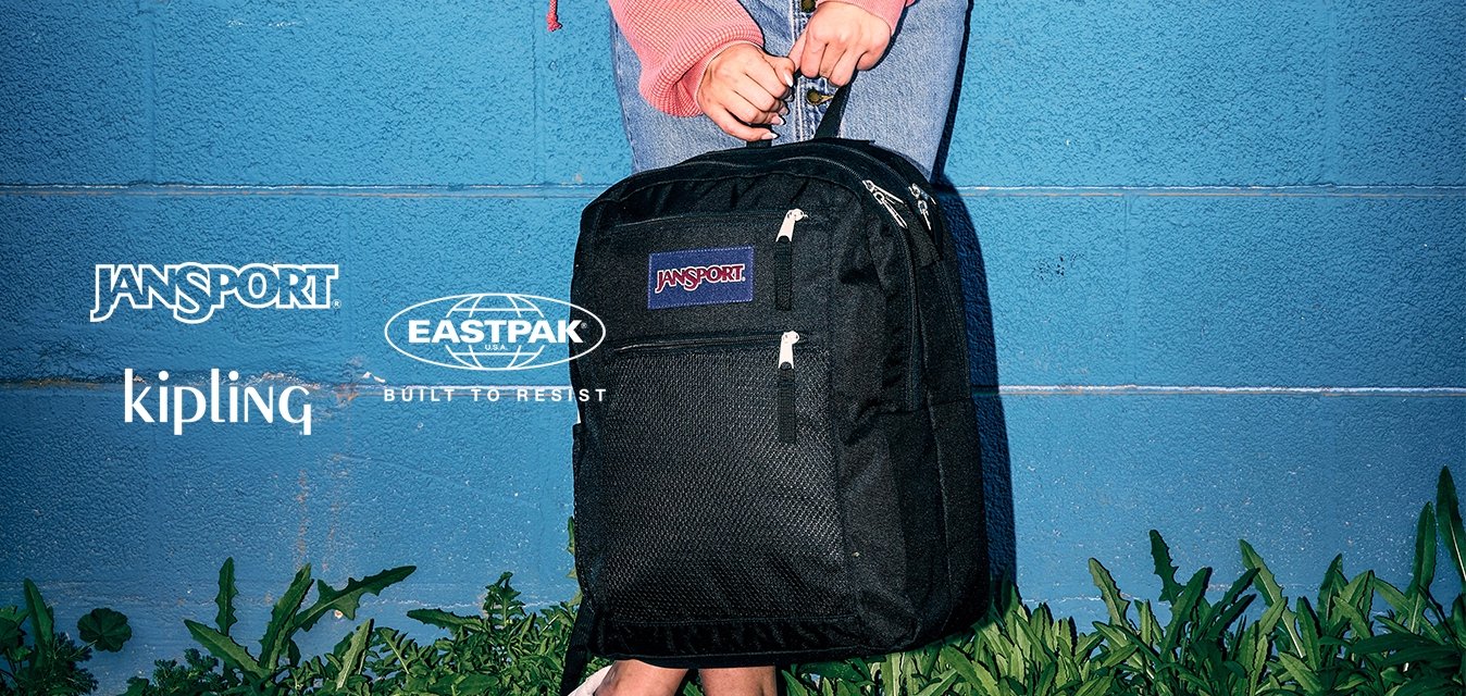 Eastpak + Kipling + JanSport