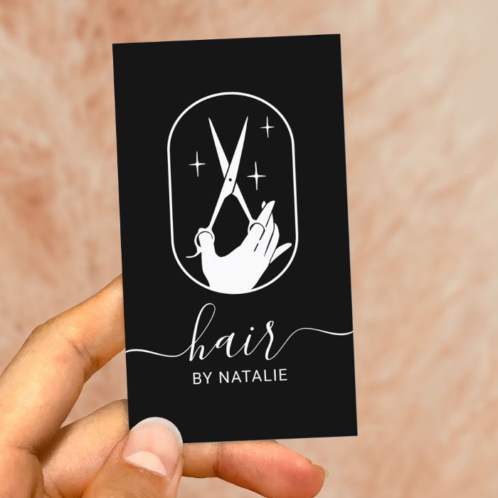 A Hair Stylist Business Card