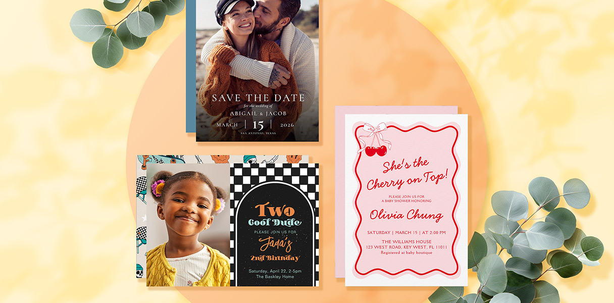 Assorted invitations