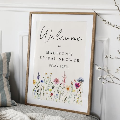 A Bridal Shower sign