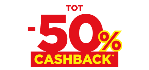 ToT -50% CASHBACK