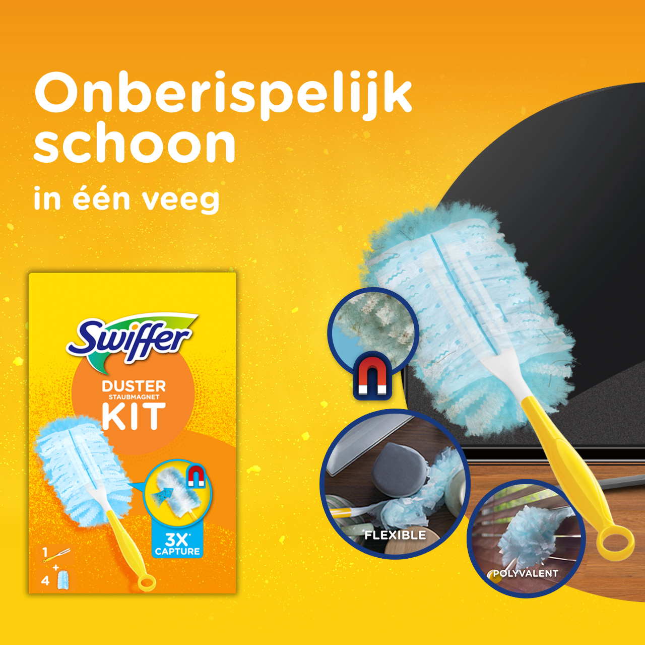 Onberispelijk schoon in één veeg