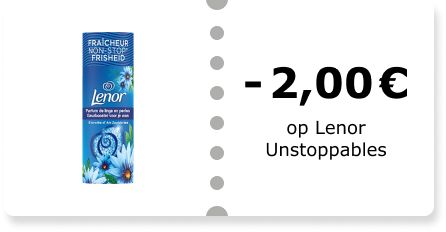 -€2,00 op Lenor Unstoppables