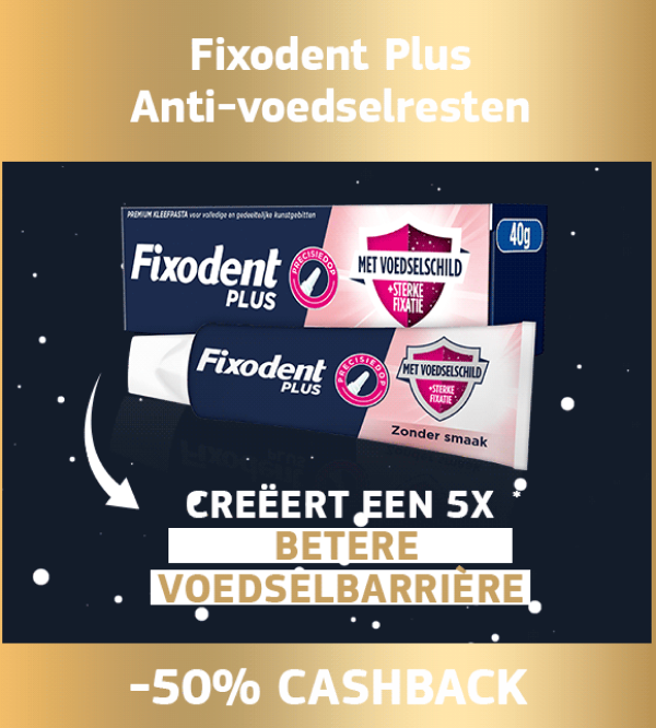 Fixodent Plus Anti-voedselresten