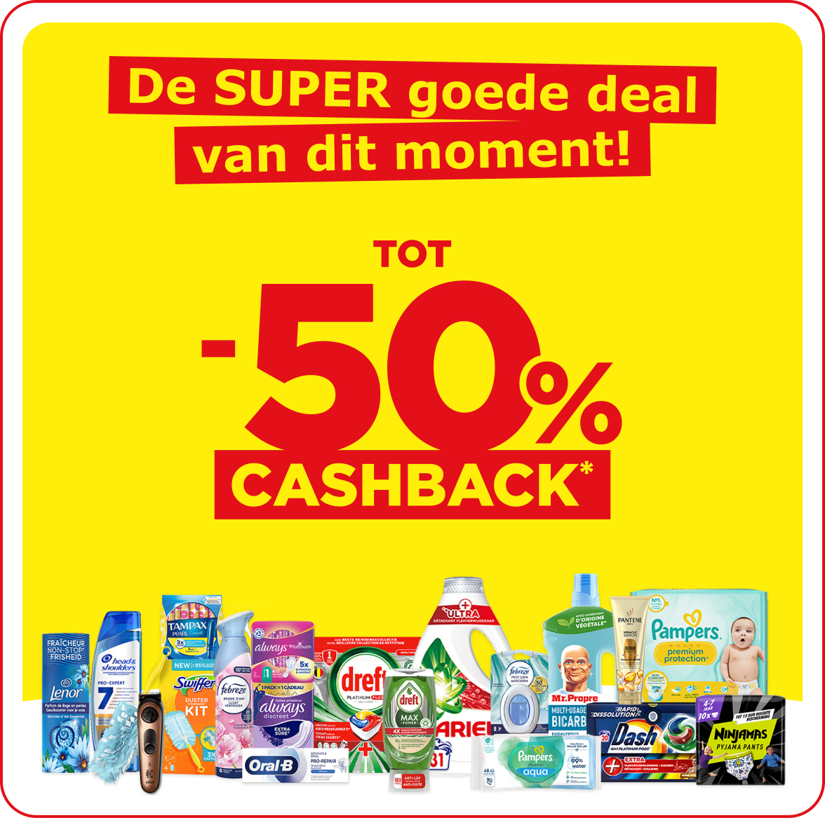 TOT -50% CASHBACK