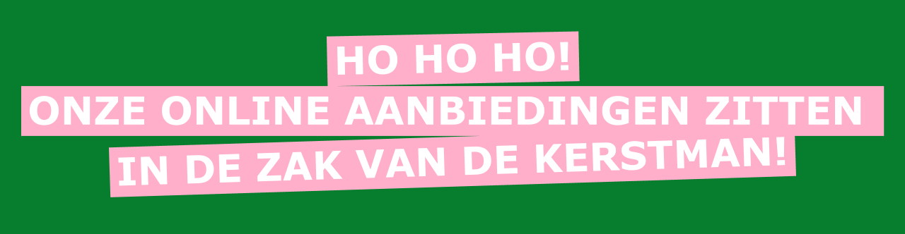 Ho ho ho! Onze online aanbiedingen zitten in de zak van de kerstman!