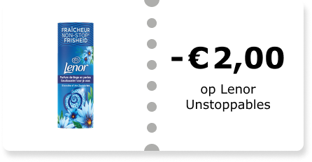 -€2,00 op Lenor Unstoppables 