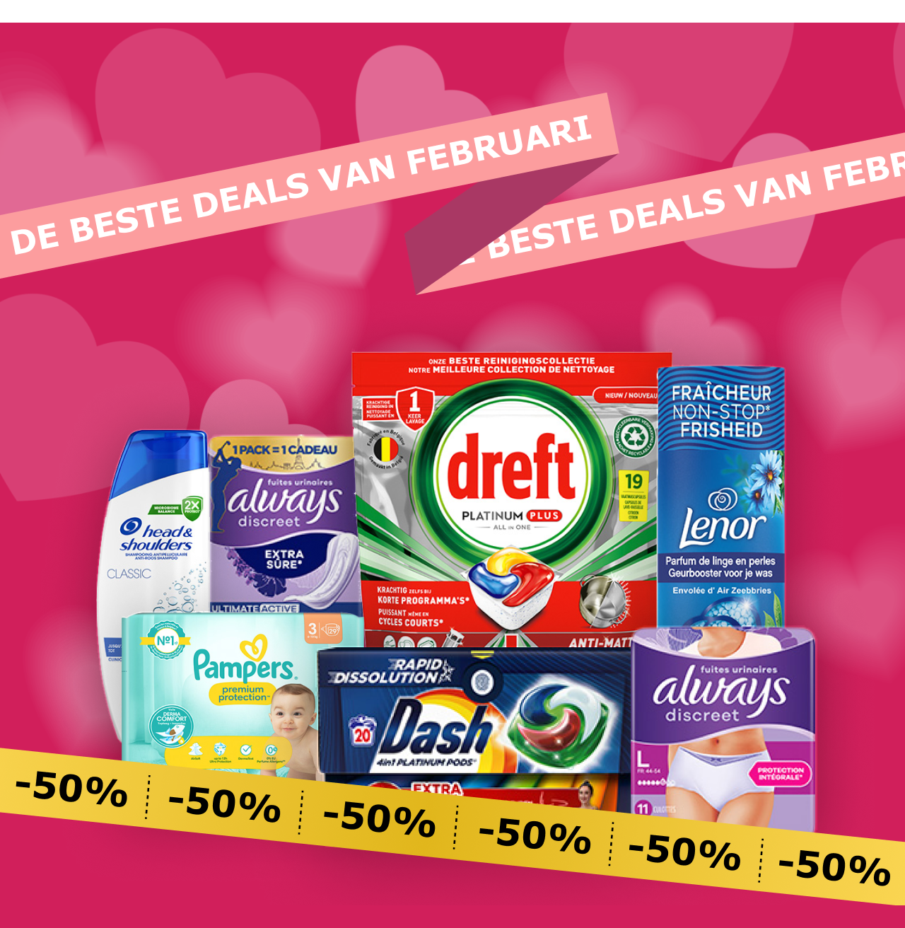 DE BESTE DEALS VAN FEBRUARI | -50%