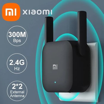 מגבר wifi מקורי חדש xiaomi pro 300m 2.4g מהדר רשת מרחיב טווח מרחיב רוטאדר mi נתב Wi-Fi אלחוטי