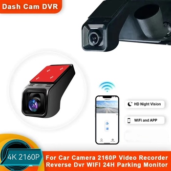 Hd 4k 2160p Wifi car dVr Cam 2k 1600p 1080p 24h לפקח על רכב בקרת אפליקציות נהיגה וידאו מקליט לכל המכוניות