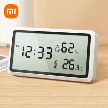 שעון דיגיטלי חכם מבית Xiaomi תצוגה מתקדמת של זמן, טמפרטורה ולחות למעקב קל וברור