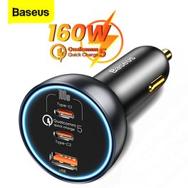 מטען רכב Baseus עוצמתי 160W - הטעינה המהירה ביותר לכל המכשירים