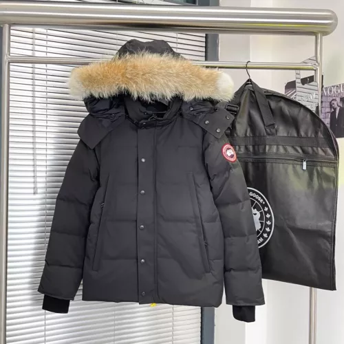 Brand New Canada Goose Black Wyndham Jacket/Parka with Fur and Tags Hot