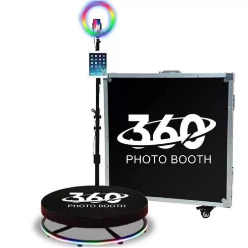 360 Photo Booth Video Booth Platform Automatic Spinner Motorized Wedding 26.8IN