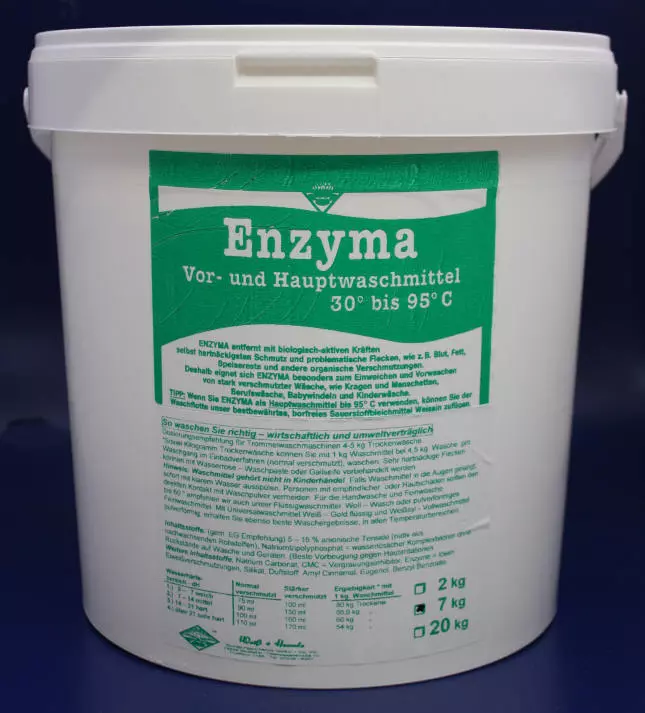 ENZYMA DETERGENT PREWASH 7kg MAIN DETERGENT ALL DETERGENTS POWDER -