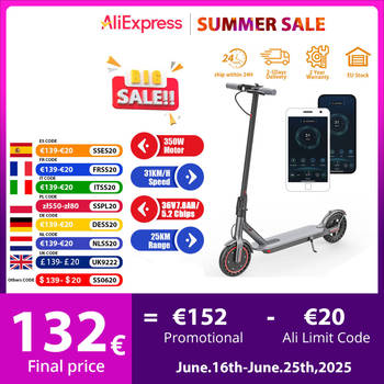 JUICEASE TX01 Electric Scooter for Adults 7.8Ah 350W Powerful Motor up to 31KM/H Speed Smart APP Electric Scooter with 5.2 Chips