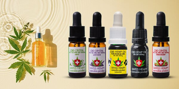 Liečivá sila konope: 5–30% CBD oleje