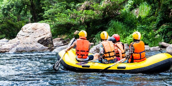 Dobrodružný rafting na Váhu pre 4 osoby