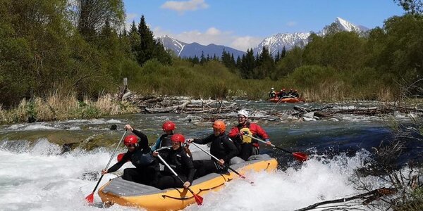 Zážitkový rafting pod Tatrami alebo v areáli vodného slalomu Liptovskom Mikuláši