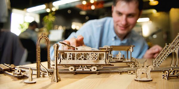 Mechanické modely 3D puzzle značky Ugears