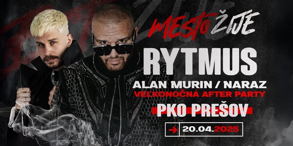 Mesto žije: Veľkonočný koncert Rytmusa a Alana Murina