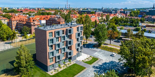 Gdansk: pobyt v modernom apartmáne 5 km od Starého Mesta, možnosť raňajok na izbu