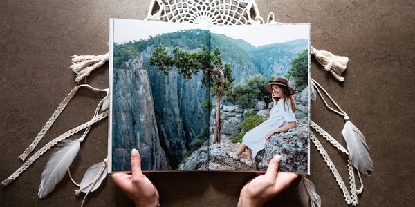 A4 fotoknihy s 24–120 stranami a pevnou väzbou