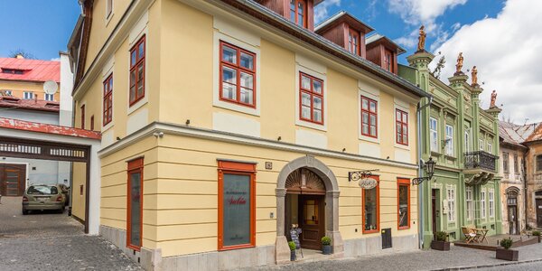 Unikátny romantický pobyt v centre Banskej Štiavnice