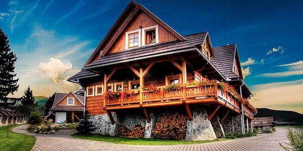 Ubytovanie v drevenici alebo v penzióne s wellness