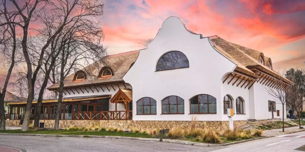 Pobyt v malebnom kaštieli: jedlo i možnosť termálov