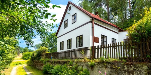 Chalupa v Lužických horách s kachľami a wellness