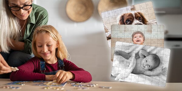 Kvalitné puzzle z vlastých fotografií vo formáte A4