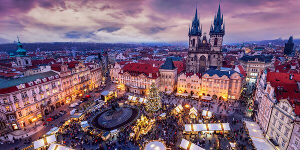 Výlet na čarokrásne vianočné trhy v Prahe