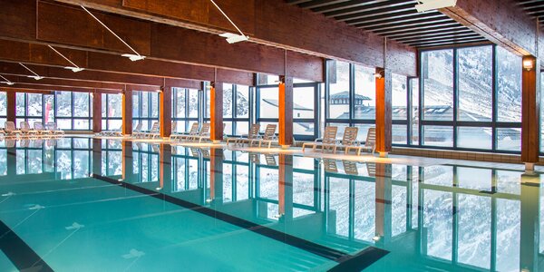 Ľadovec Schnalstal: hotel pri svahu, polpenzia, wellness