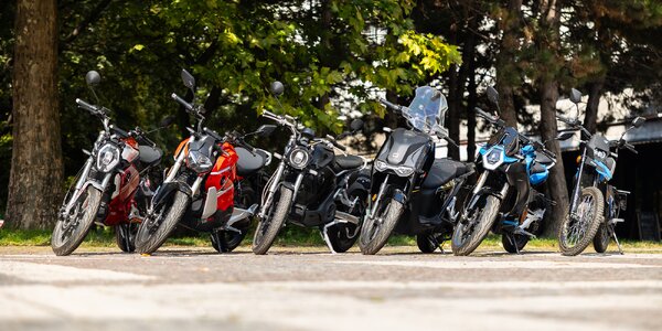 Prenájom elektrického motocykla pre vodičák sk. B na 24 hodín či víkend