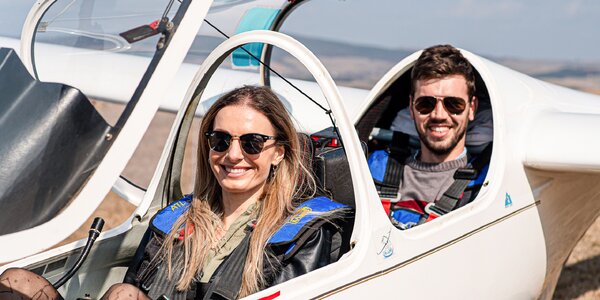 Poznávacie lety vetroňom s možnosťou pilotovania v okolí Prešova