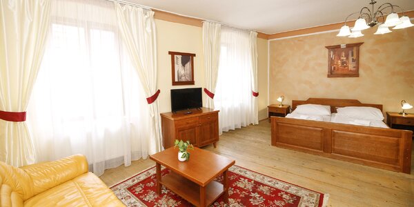 Pobyt v srdci Českého Krumlova s raňajkami a vínom