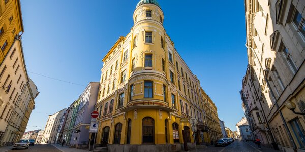 Pobyt s raňajkami v grandhoteli v srdci Jihlavy