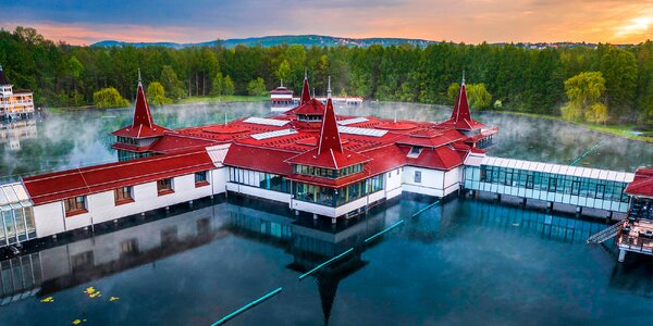 Hotel so vstupom do jazera Hévíz, polpenziou a masážou