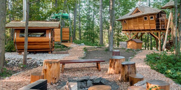 Dolní Morava: treehouse so súkromným wellness