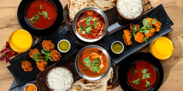 Indické 4-chodové degustačné menu pre dvoch