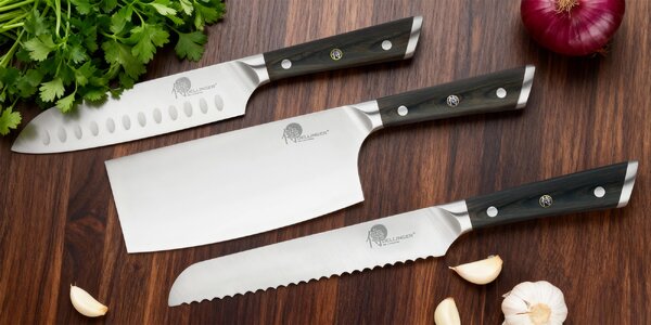 Kvalitné kuchynské nože Dellinger z nemeckej ocele