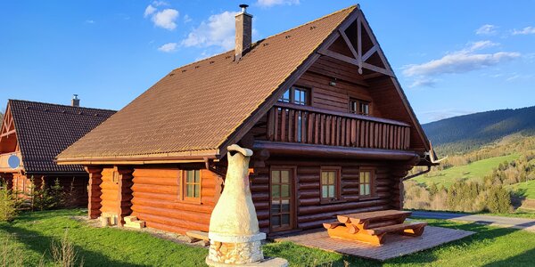Rodinná dovolenka v drevenom zrube v obci Telgárt