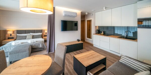 Poľské Beskydy: hotel blízko svahu, raňajky aj wellness