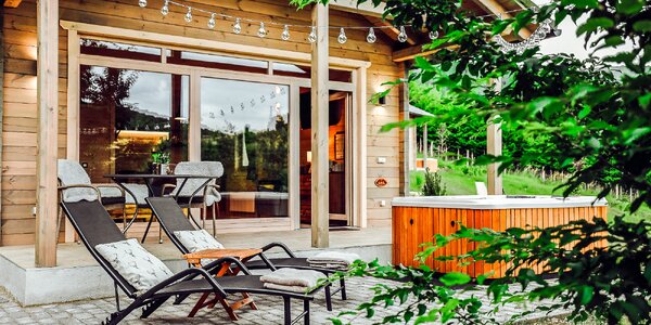 Luxusné chatky v Národnom parku Bükk