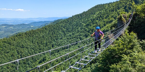 Ferrata Skalka pri Kremnici so skúseným inštruktorom