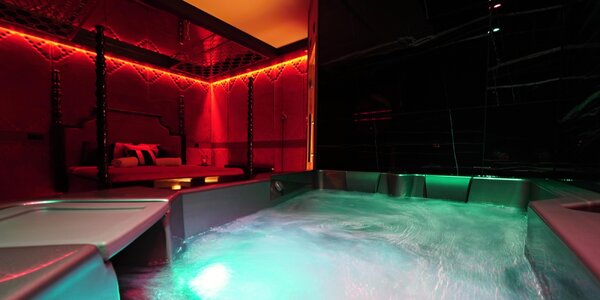 Privátny vstup do wellness centra v štýle 50 Shades of Grey, aj celá noc